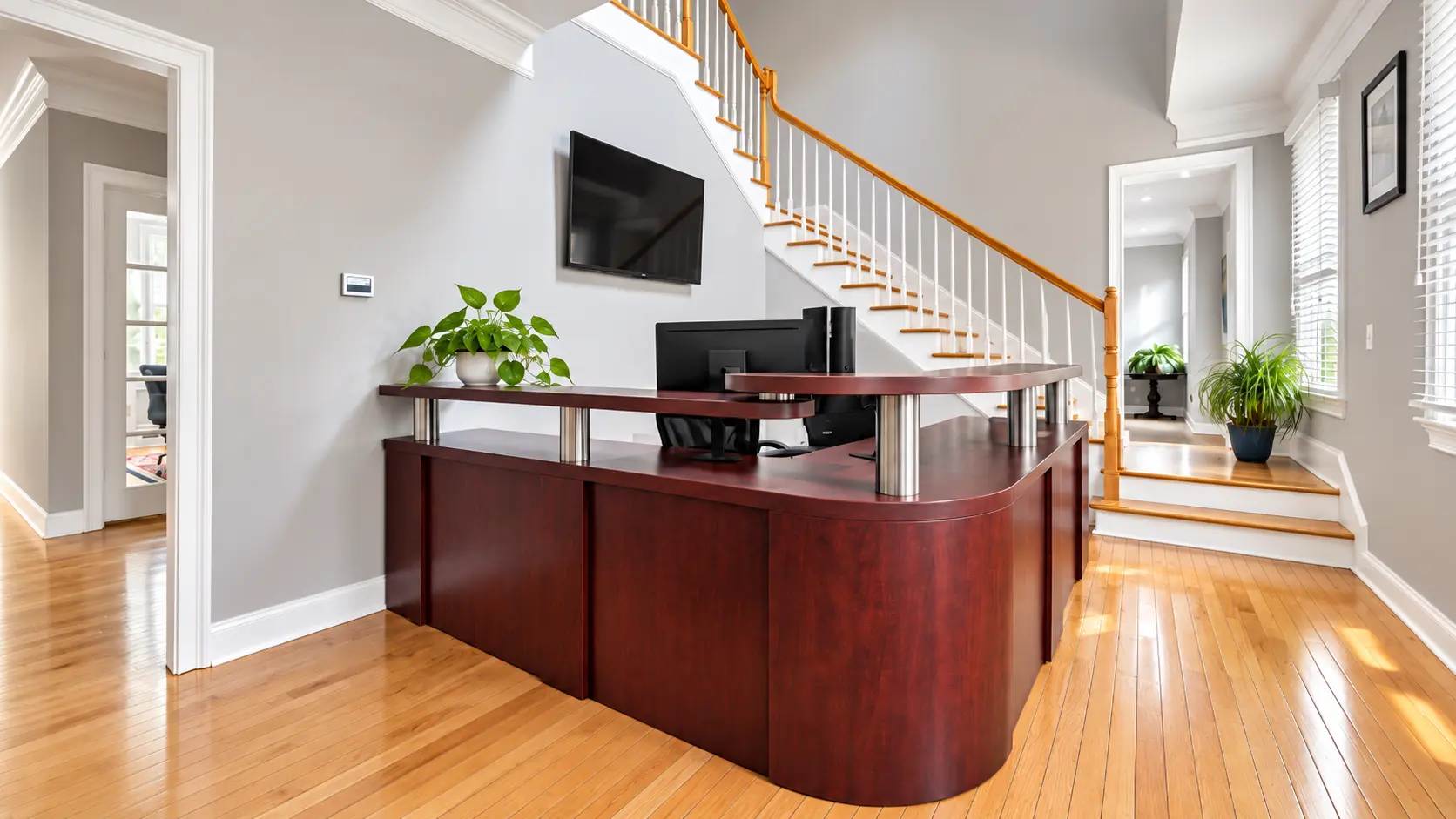 Affordable Office Space in Athens Affordable office space for rent in Athens Georgia with desk and chair