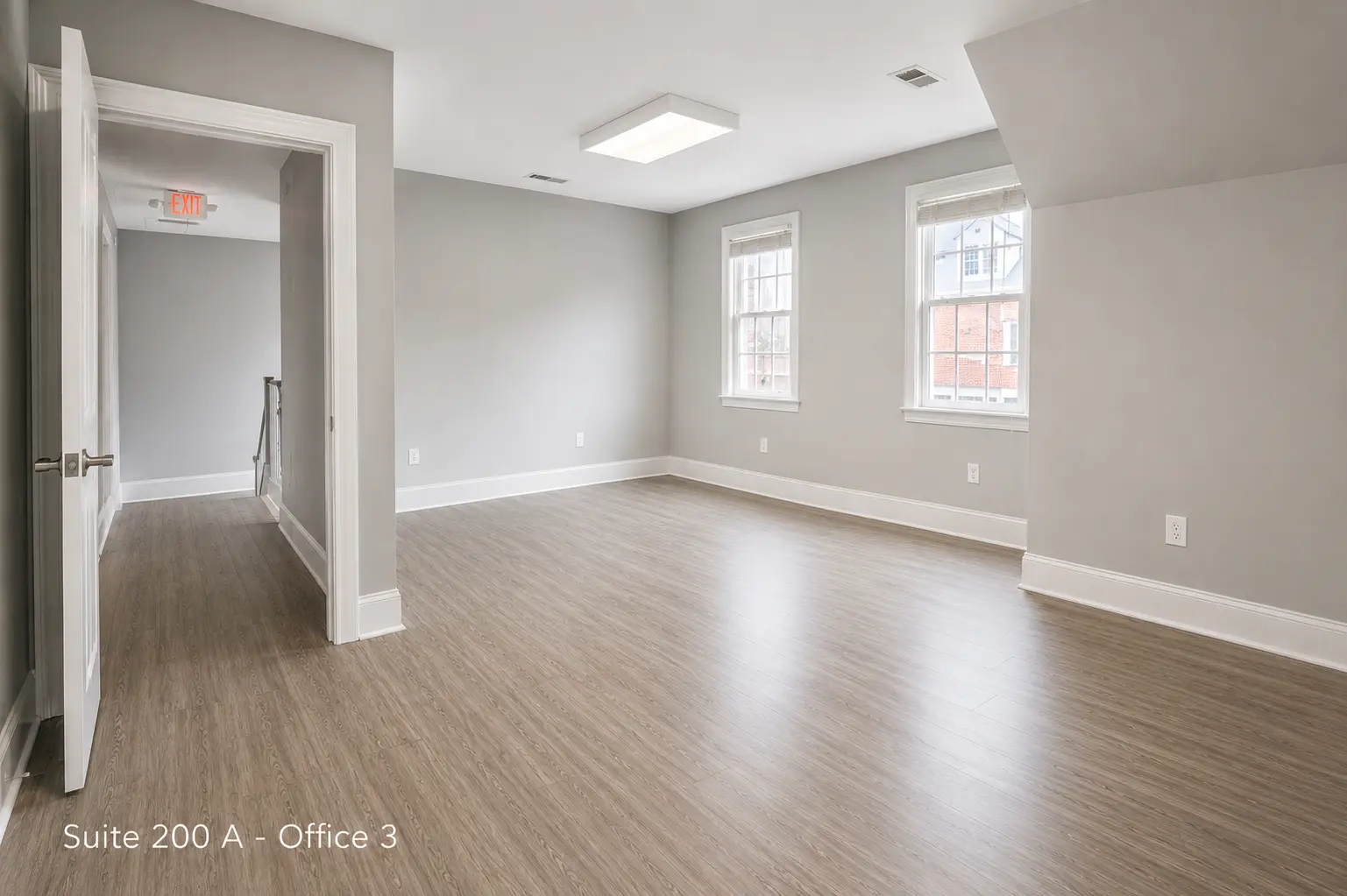 Furnished single private office space for rent at EOS in Bogart Georgia.